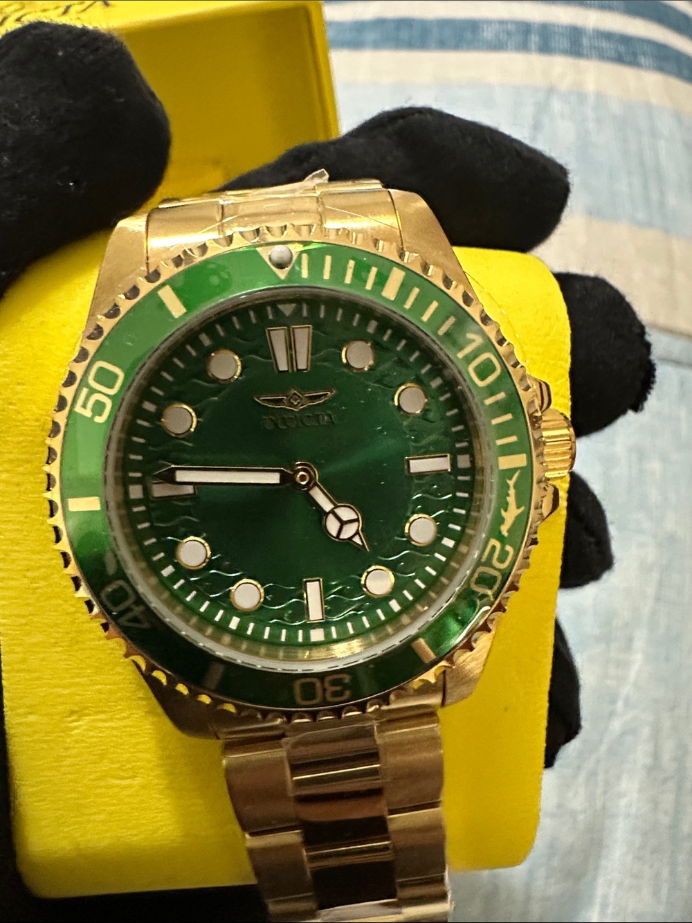 Invicta Pro Diver Crestcore Men's Watch - 43mm. Gold (49702) - Picture 2 of 6